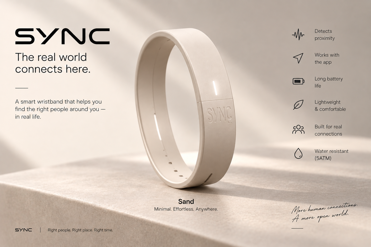 SYNC Band in Sand